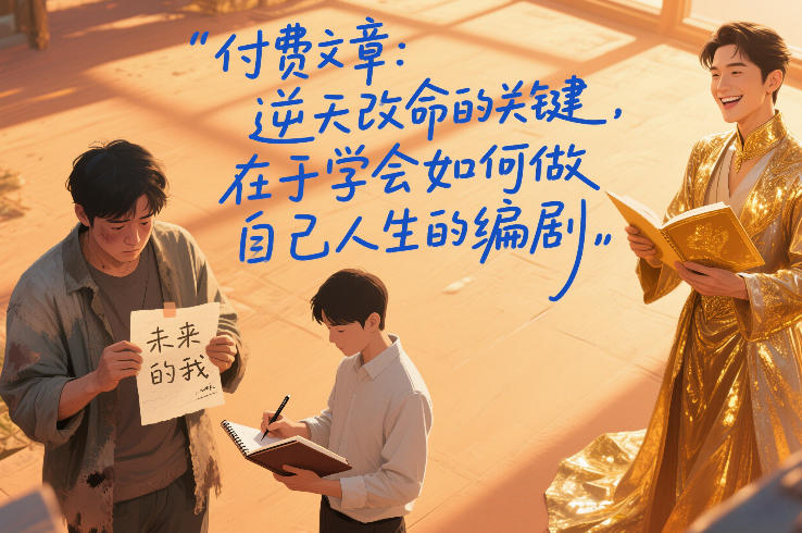 付费文章：逆天改命的关键，在于学会如何做自己人生的编剧-得优社