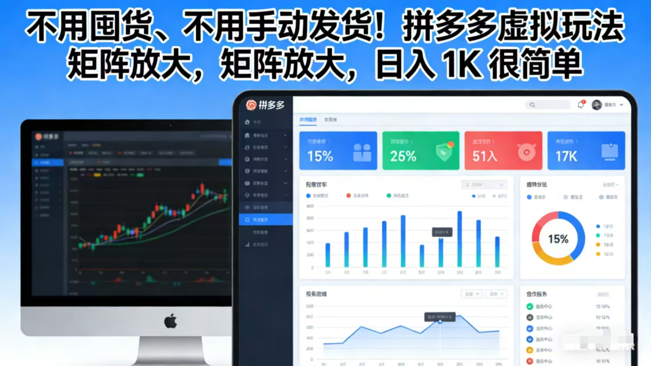 不用囤货、不用手动发货！拼多多虚拟玩法，矩阵放大，日入 1K 很简单-得优社