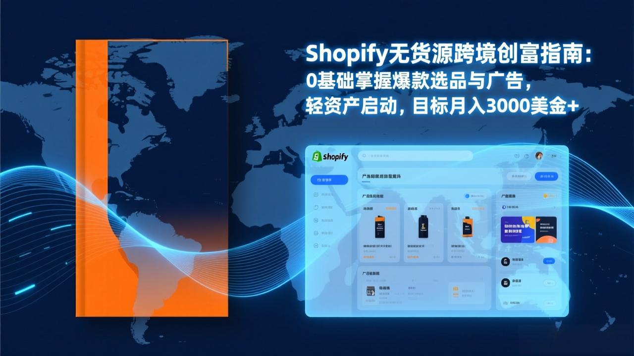 Shopify爆款打法实战：从选品到广告投放，复制爆款模型，驱动独立站月销售额破万刀-得优社