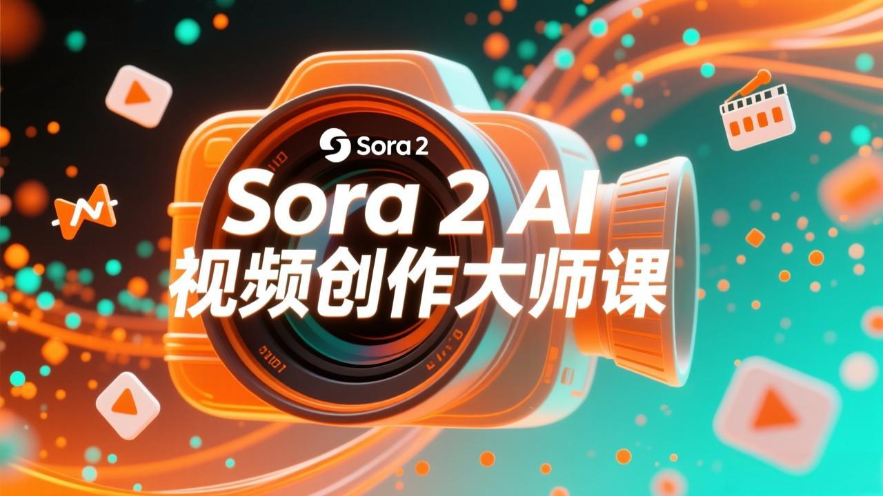 如何利用Sora 2创建流行AI人工智能视频大师班教程：掌握创作全流程，产出百万播放内容-得优社