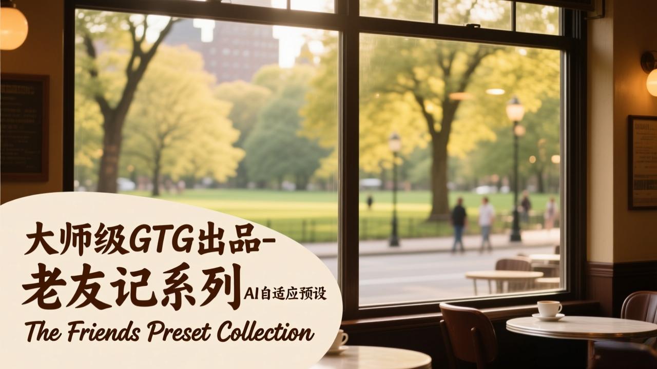 大师级GTG出品-老友记系列AI自适应预设The Friends Preset Collection-得优社