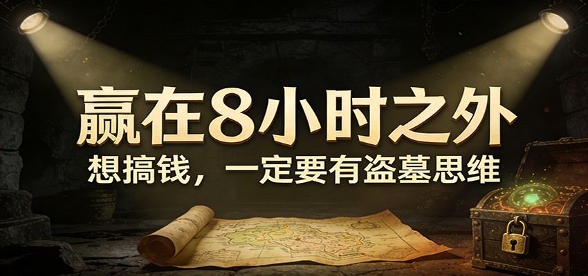 公众号付费文章《赢在8小时之外,想搞钱,一定要有盗墓思维》-得优社