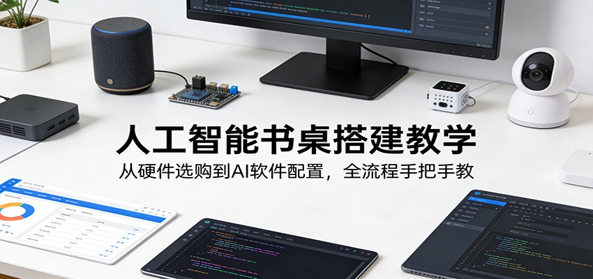人工智能书桌搭建教学：从硬件选购到AI软件配置，全流程手把手教-得优社