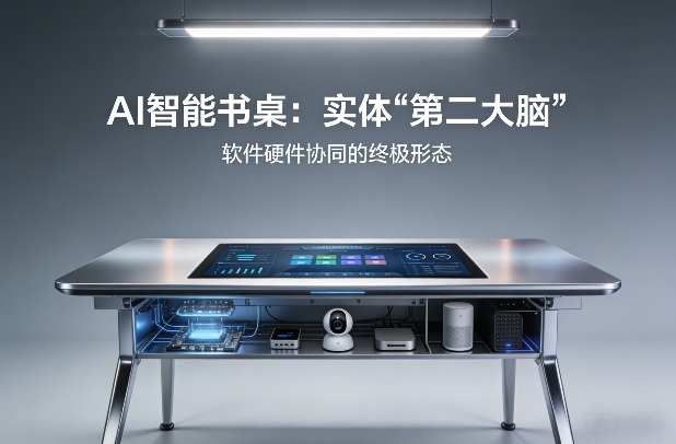 AI智能书桌搭建，构建你的实体“第二大脑”，软件硬件协同的终极形态-得优社