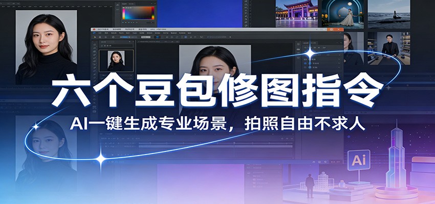 六个豆包修图指令:AI 一键生成专业场景,拍照自由不求人-得优社