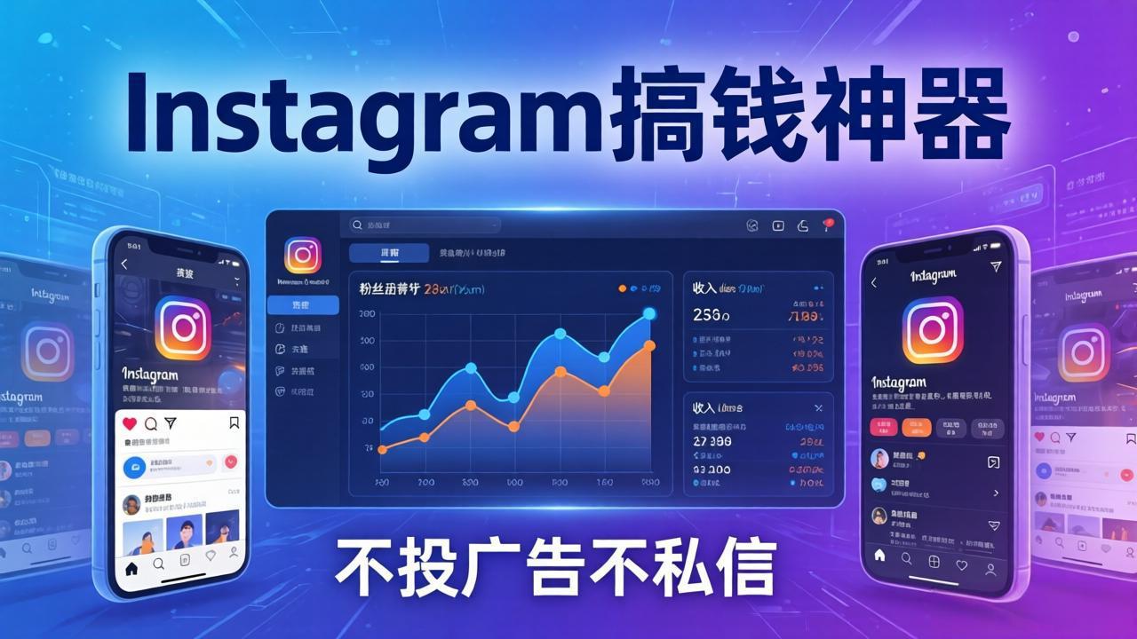 Instagram搞钱神器：月涨6万粉+月入5万刀，不投广告不私信，靠算法+低价产品-得优社