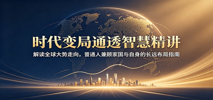 时代变局通透智慧精讲:解读全球大势走向,普通人兼顾家国与自身的长远布局指南-得优社