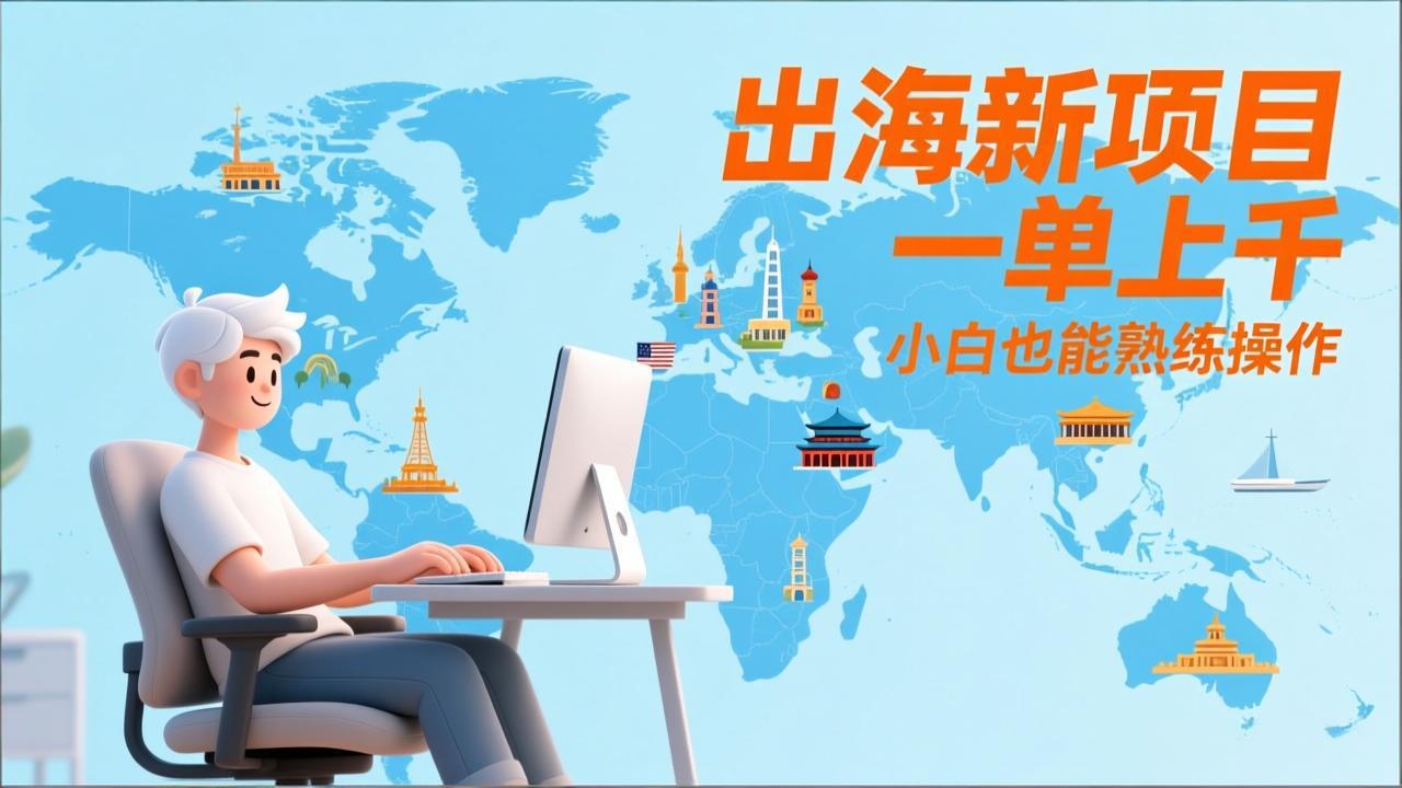 出海新项目，一单上千，小白也能熟练操作-得优社