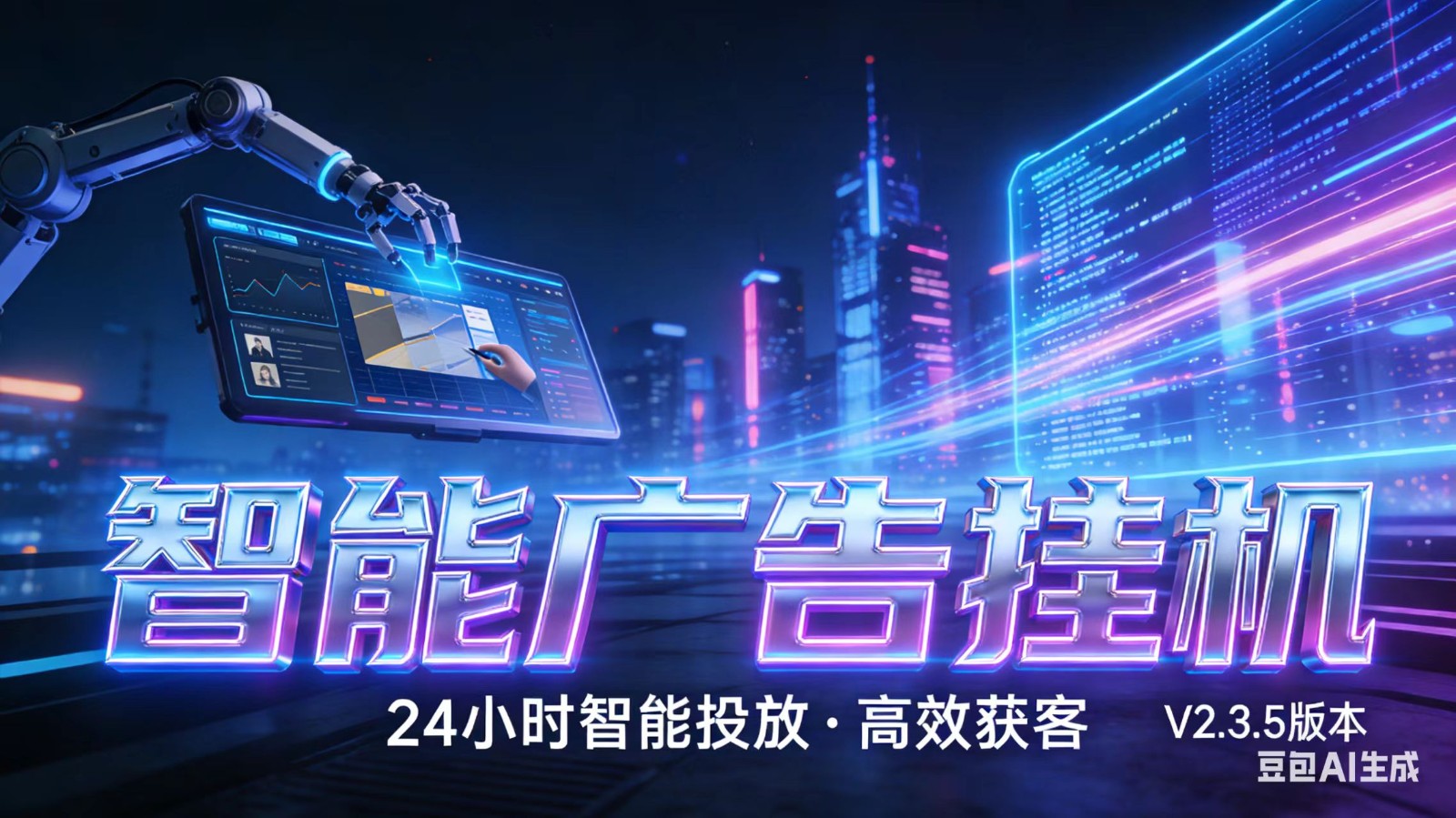 AI 广告云挂机 · 全域流量变现平台-得优社