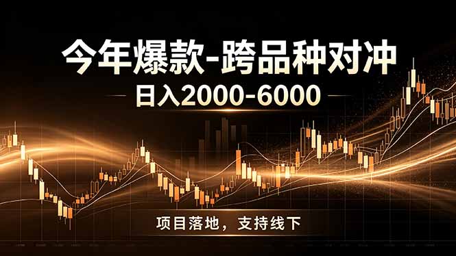 全新跨品种对冲模式上线！日稳定盈利 2000-6000，合规长久可批量放大-得优社