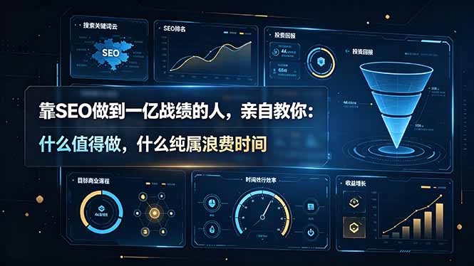靠SEO做到一亿战绩的人，亲自教你：什么值得做，什么纯属浪费时间【原创双语字幕】-得优社