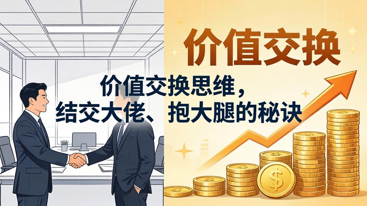 某付费文章：价值交换思维，结交大佬、抱大腿的秘诀-得优社