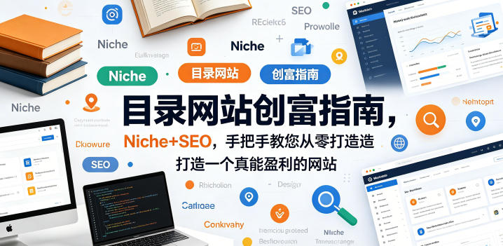 目录网站创富指南，Niche+SEO，手把手教您从零打造打造一个真能盈利的网站【原创双语字幕】-得优社