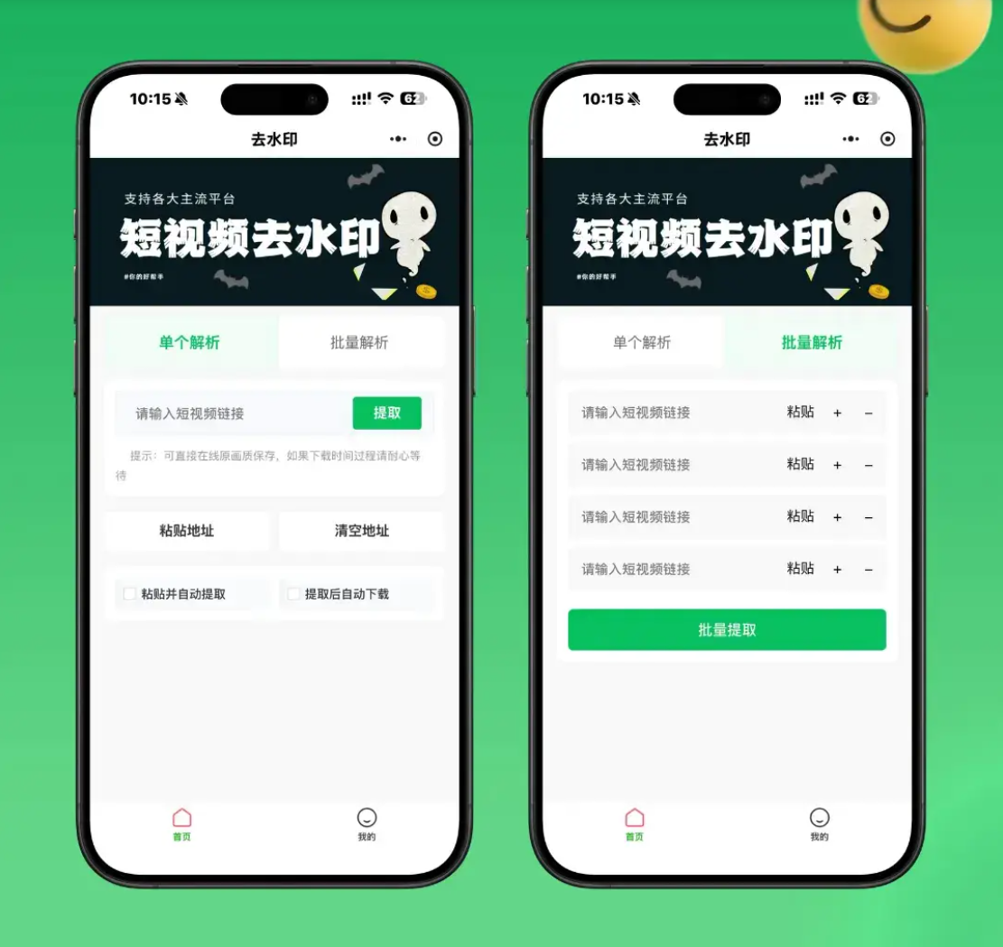 2026最新去水印小程序源码 v1.6.5 带流量主-得优社