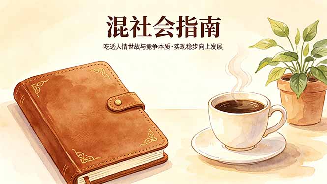 付费文章：混社会指南，吃透人情世故与竞争本质，实现稳步向上发展-得优社