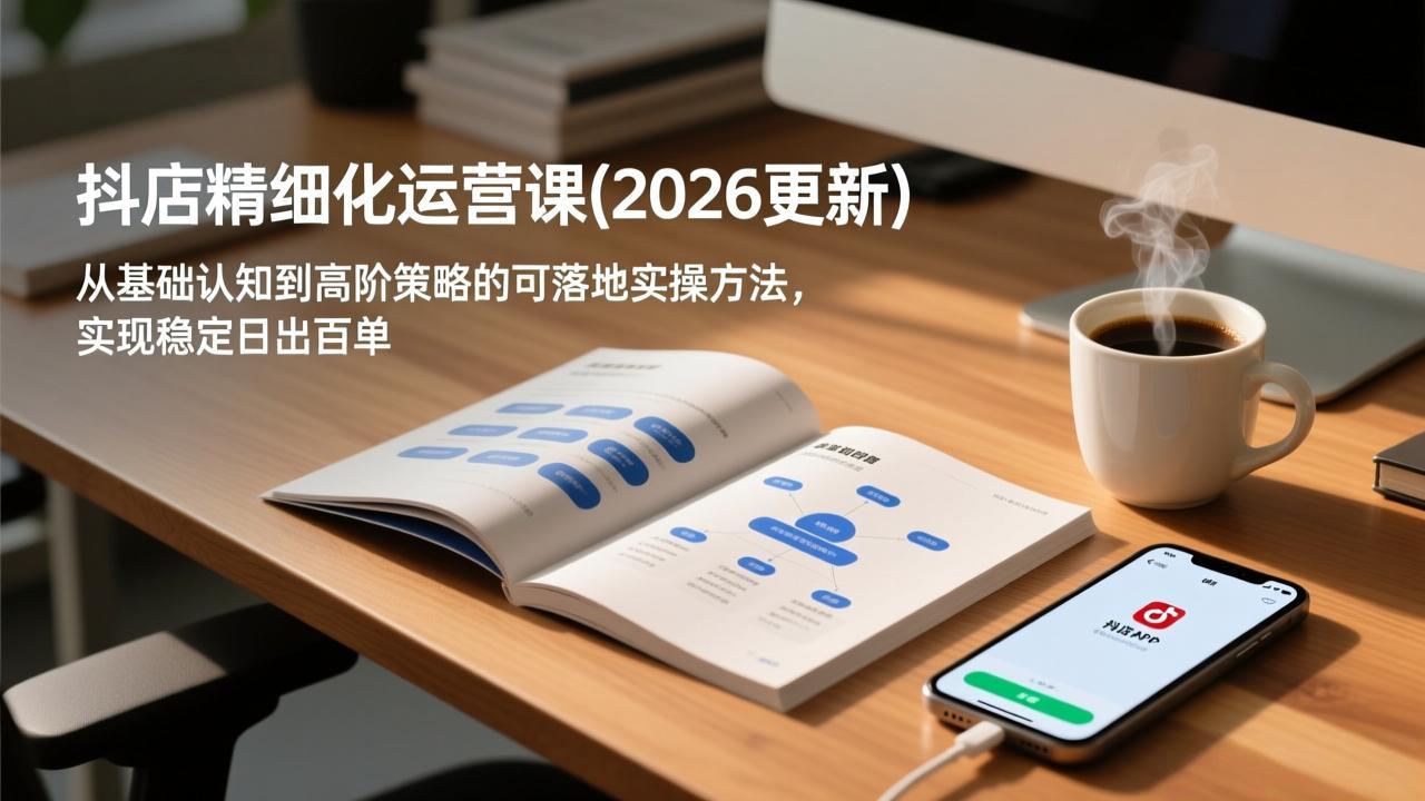 抖店精细化运营课(更新5月-得优社