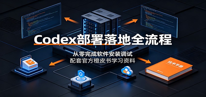 Codex部署落地全流程：从零完成软件安装调试，配套官方橙皮书学习资料-得优社