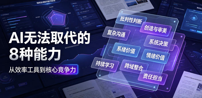 付费文章：AI无法取代的8种能力-得优社