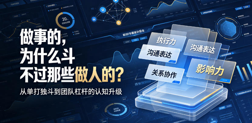 付费文章：做事的，为什么斗不过那些做人的？-得优社