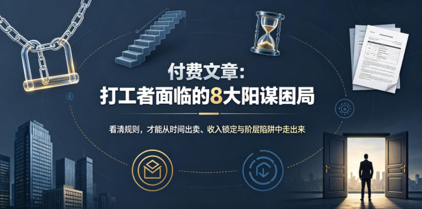 付费文章：打工者面临的8大阳谋困局-得优社