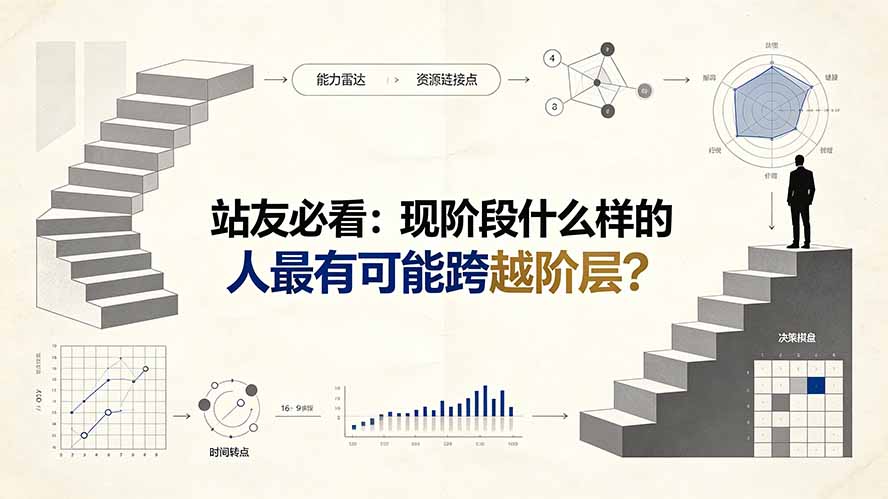 付费文章：站友必看：现阶段什么样的人最有可能跨越阶层?-得优社